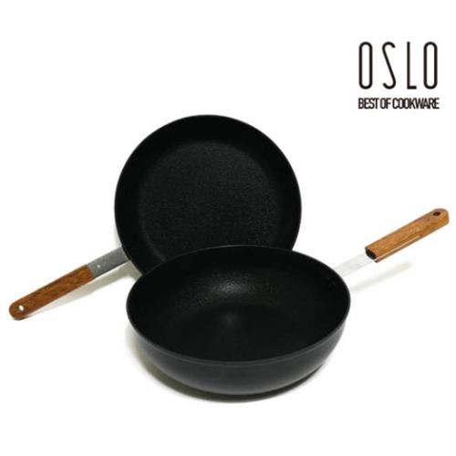 오슬로 IH 인덕션 후라이팬2종 (26cm+26cm궁중)